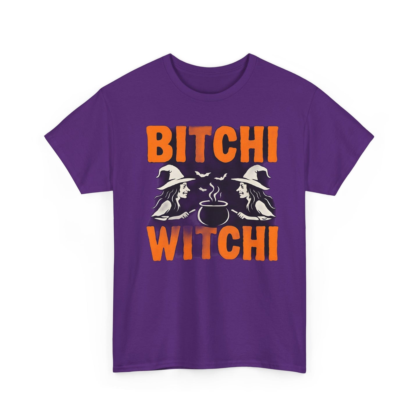 Bitchi Witchi Halloween Shirt, Funny Tee for Witch Lovers, Spooky Gift, Casual Everyday Wear