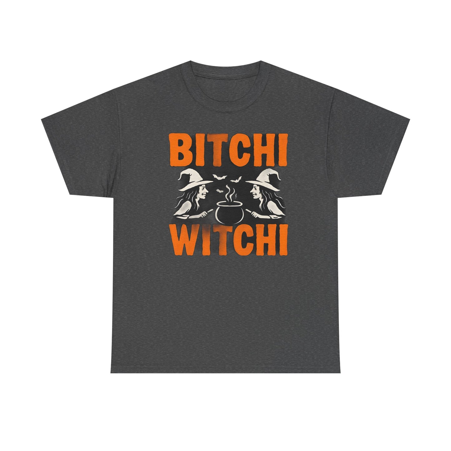 Bitchi Witchi Halloween Shirt, Funny Tee for Witch Lovers, Spooky Gift, Casual Everyday Wear