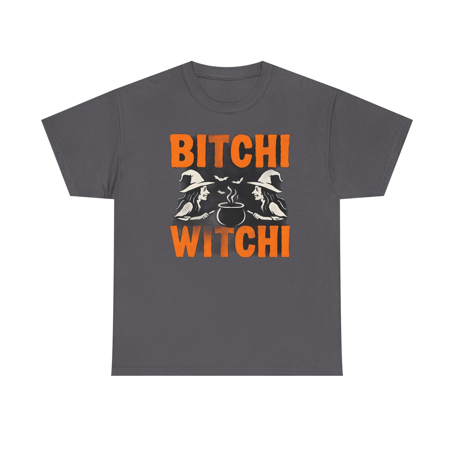 Bitchi Witchi Halloween Shirt, Funny Tee for Witch Lovers, Spooky Gift, Casual Everyday Wear
