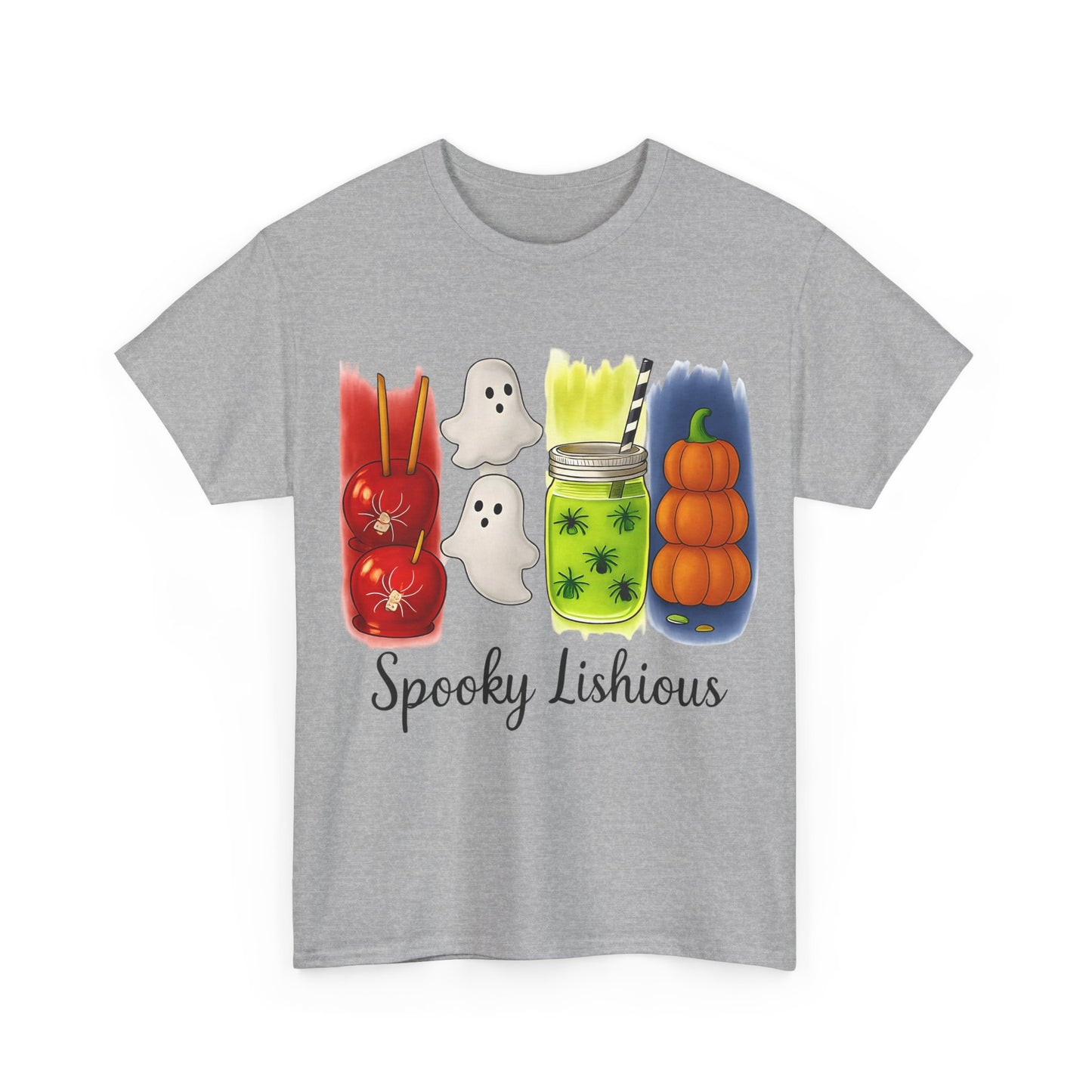 Spooky Lishious Unisex Heavy Cotton Tee - Halloween Shirt, Ghost Tee, Fall Fashion, Cute Tees, Unisex Summer Wear
