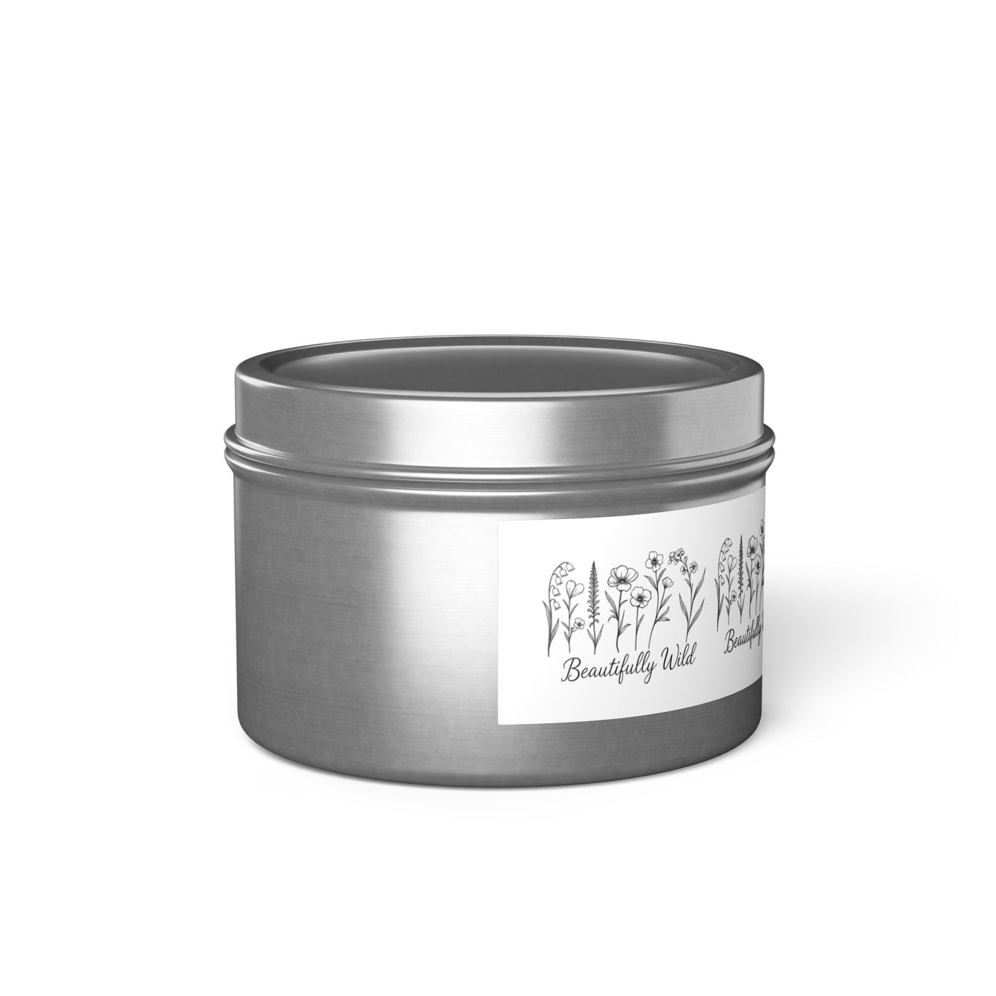 Beautifully Wild Tin Candles | Eco-Friendly Soy Candles for Home Decor, Gifts, Relaxation, Aromatherapy, Self-Care