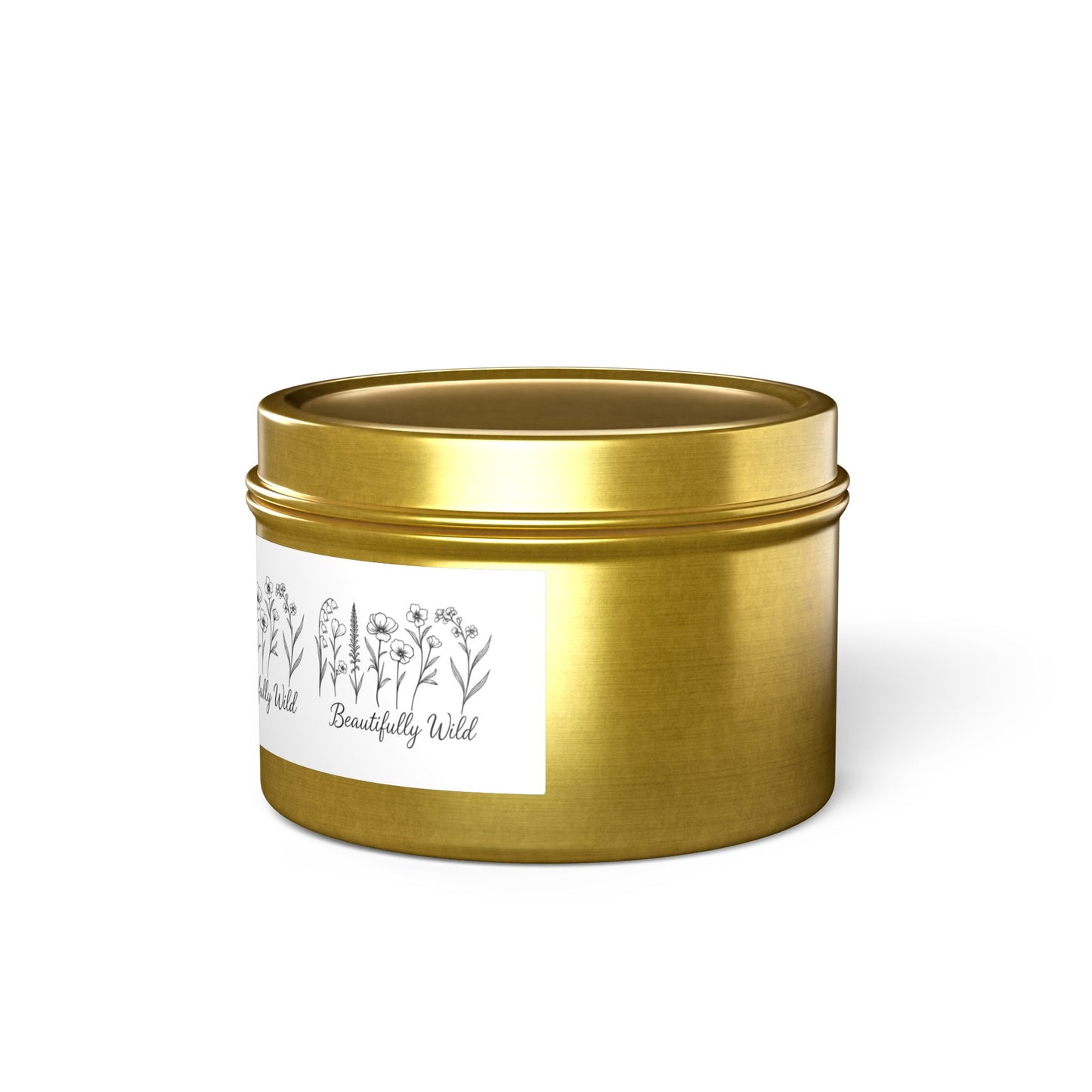 Beautifully Wild Tin Candles | Eco-Friendly Soy Candles for Home Decor, Gifts, Relaxation, Aromatherapy, Self-Care