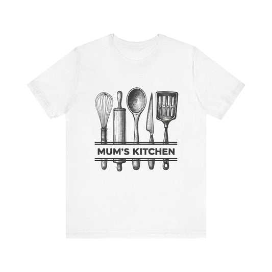 Kitchen-Themed Unisex Tee - Perfect Gift for Home Cooks, Food Lovers, and Mothers, Ideal for Mother's Day, Birthdays, and Cooking Events