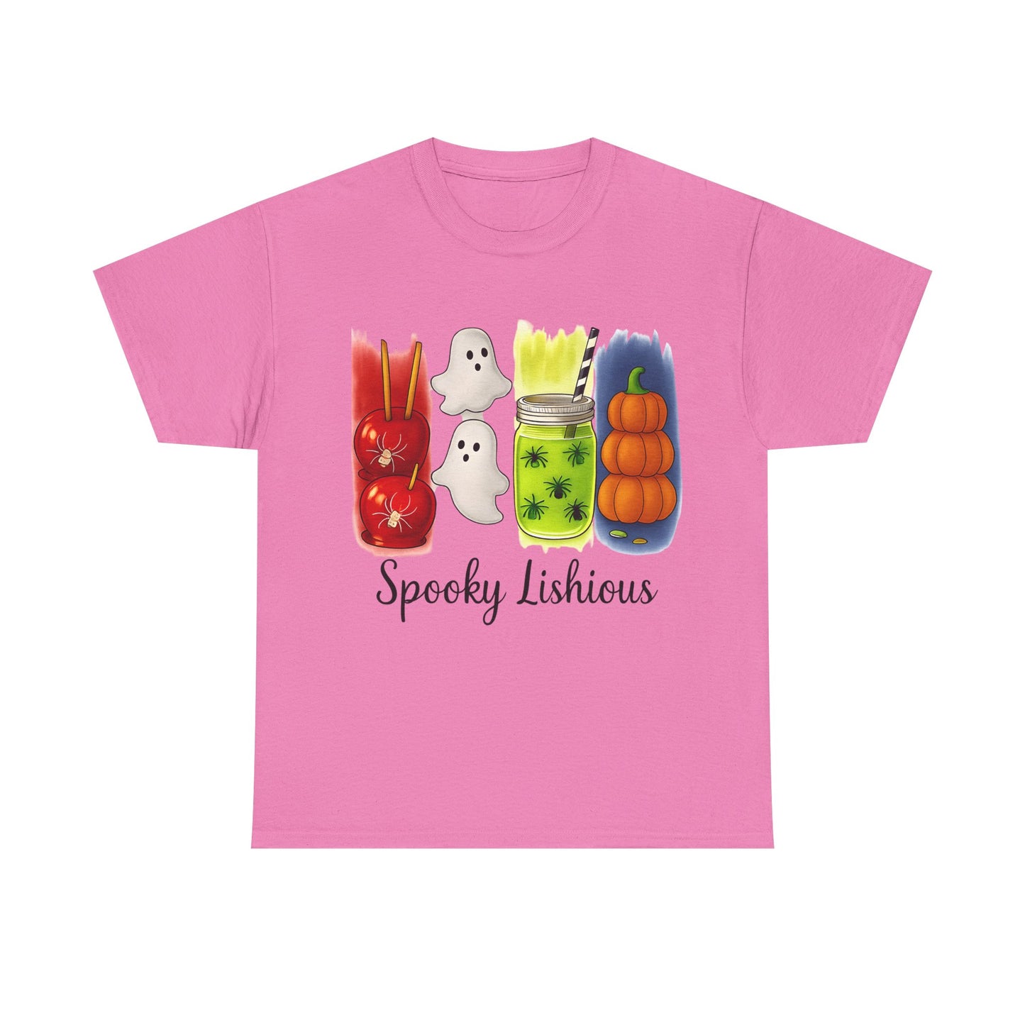 Spooky Lishious Unisex Heavy Cotton Tee - Halloween Shirt, Ghost Tee, Fall Fashion, Cute Tees, Unisex Summer Wear