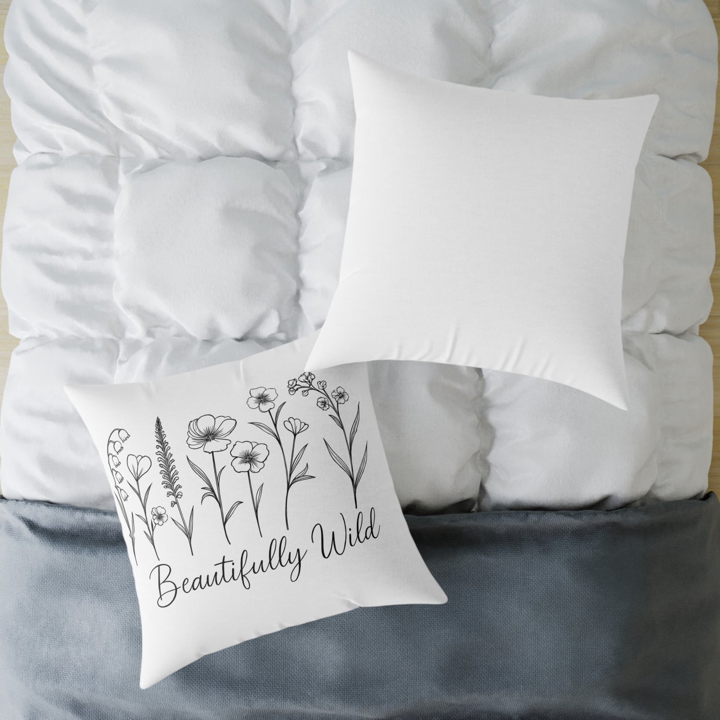 Beautifully Wild Floral Pillow
