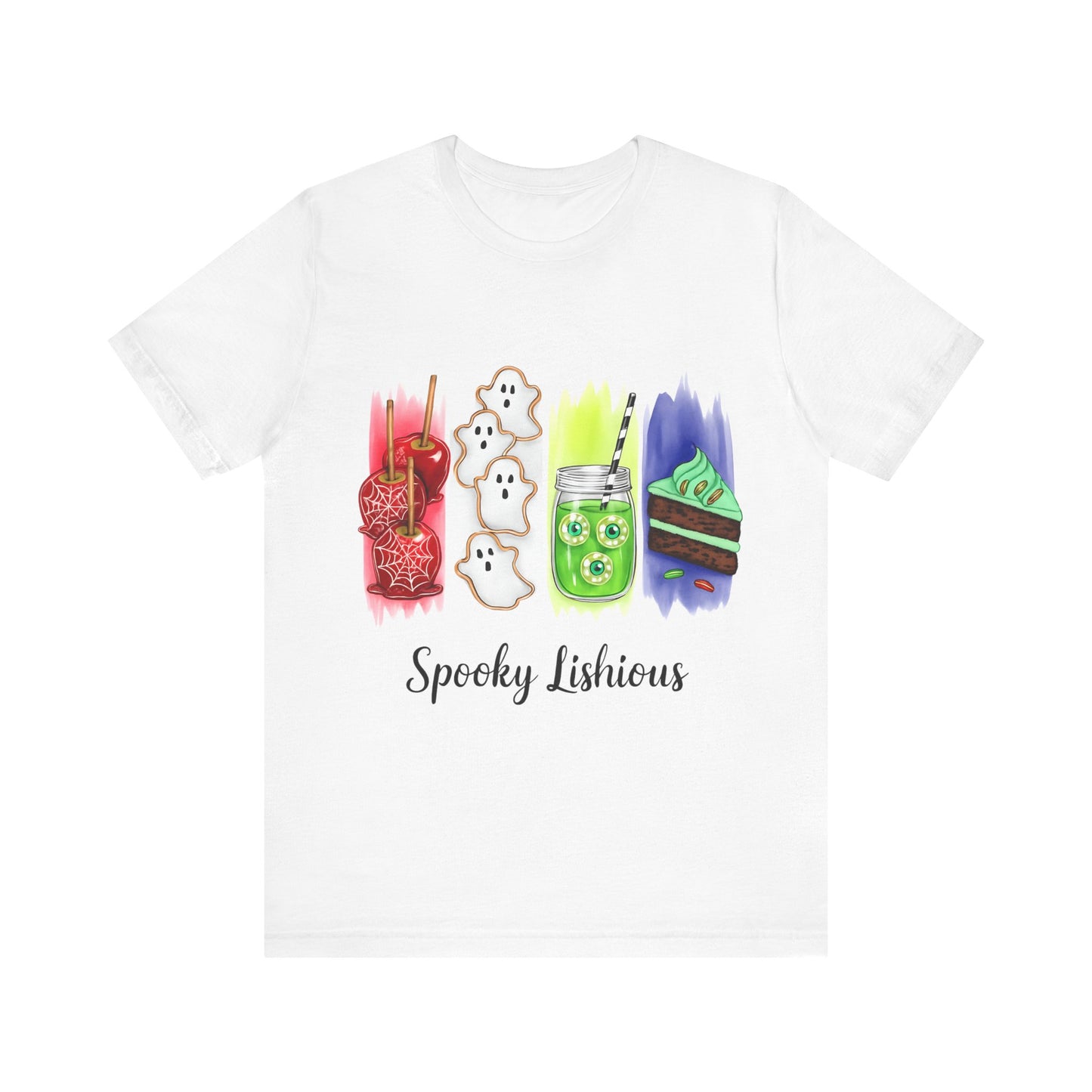 Spooky Lishious Unisex Tee, Halloween Shirt, Funny Tee, Seasonal Apparel, Party Wear, Gift Idea