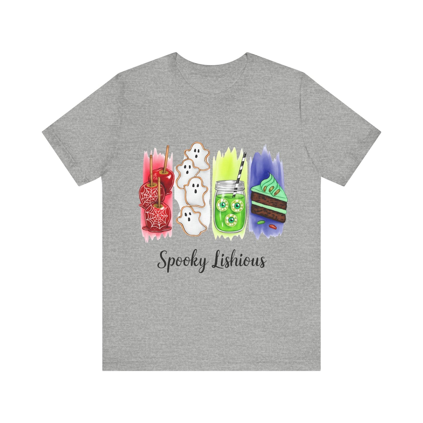 Spooky Lishious Unisex Tee, Halloween Shirt, Funny Tee, Seasonal Apparel, Party Wear, Gift Idea