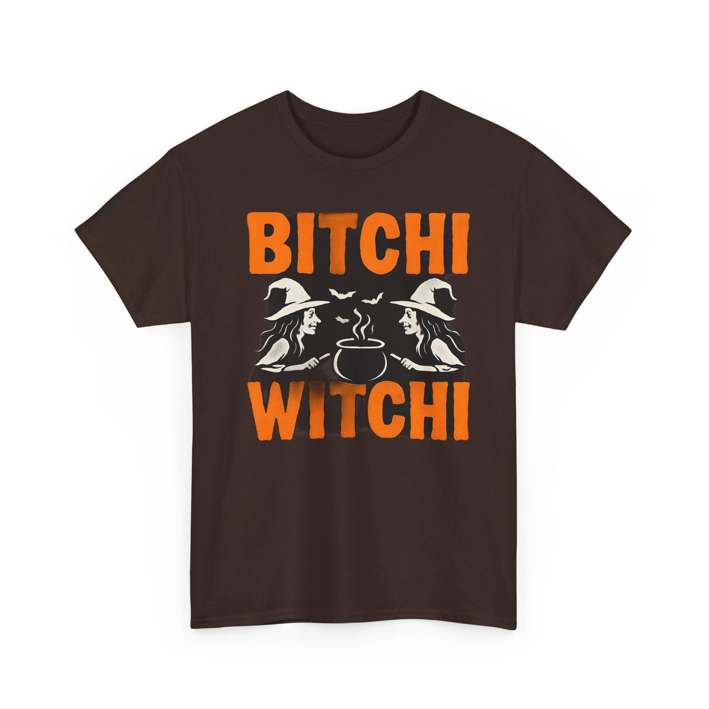 Bitchi Witchi Halloween Shirt, Funny Tee for Witch Lovers, Spooky Gift, Casual Everyday Wear