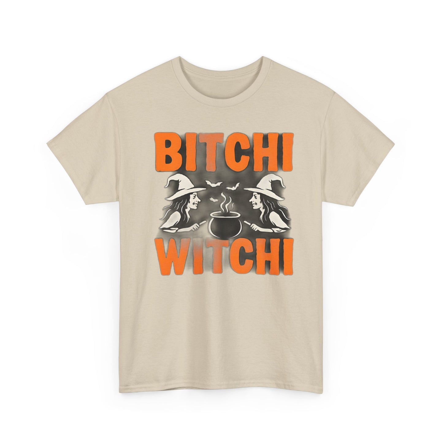 Bitchi Witchi Halloween Shirt, Funny Tee for Witch Lovers, Spooky Gift, Casual Everyday Wear