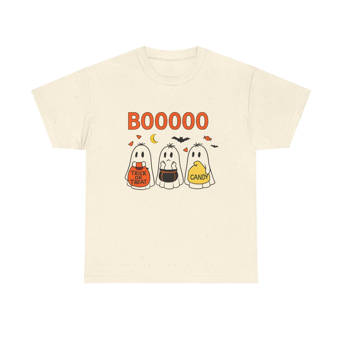 Halloween Ghost Tee, Boo T-Shirt, Trick or Treat Apparel, Unisex Halloween Shirt, Spooky Season Outfit, Fun Fall Fashion