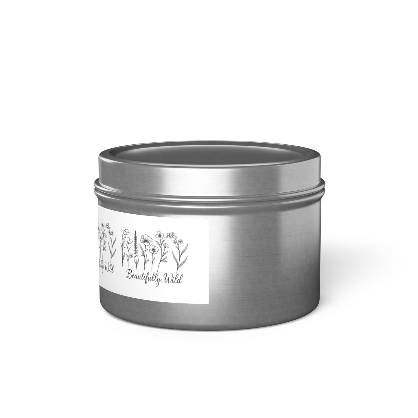 Beautifully Wild Tin Candles | Eco-Friendly Soy Candles for Home Decor, Gifts, Relaxation, Aromatherapy, Self-Care