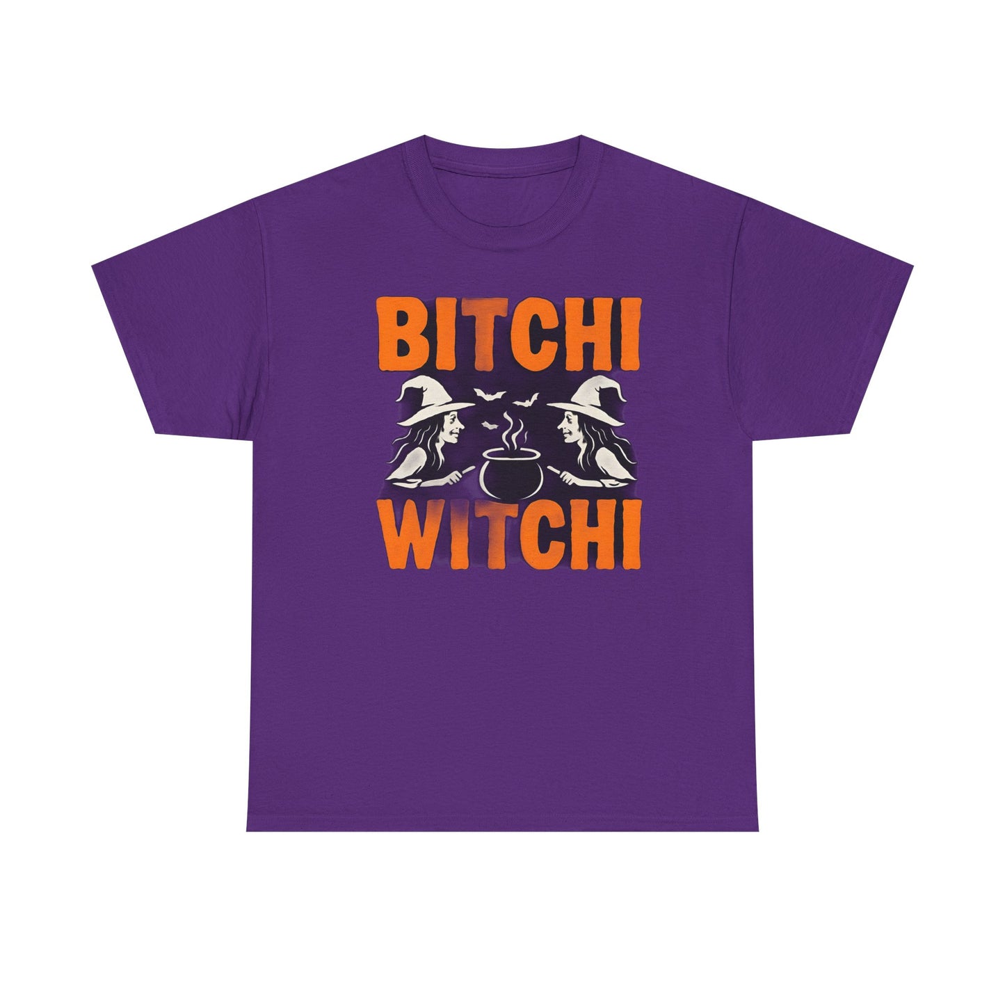 Bitchi Witchi Halloween Shirt, Funny Tee for Witch Lovers, Spooky Gift, Casual Everyday Wear