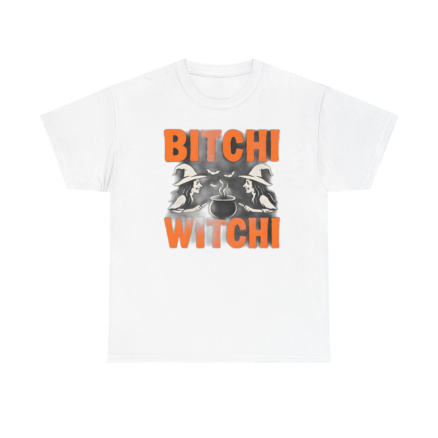 Bitchi Witchi Halloween Shirt, Funny Tee for Witch Lovers, Spooky Gift, Casual Everyday Wear