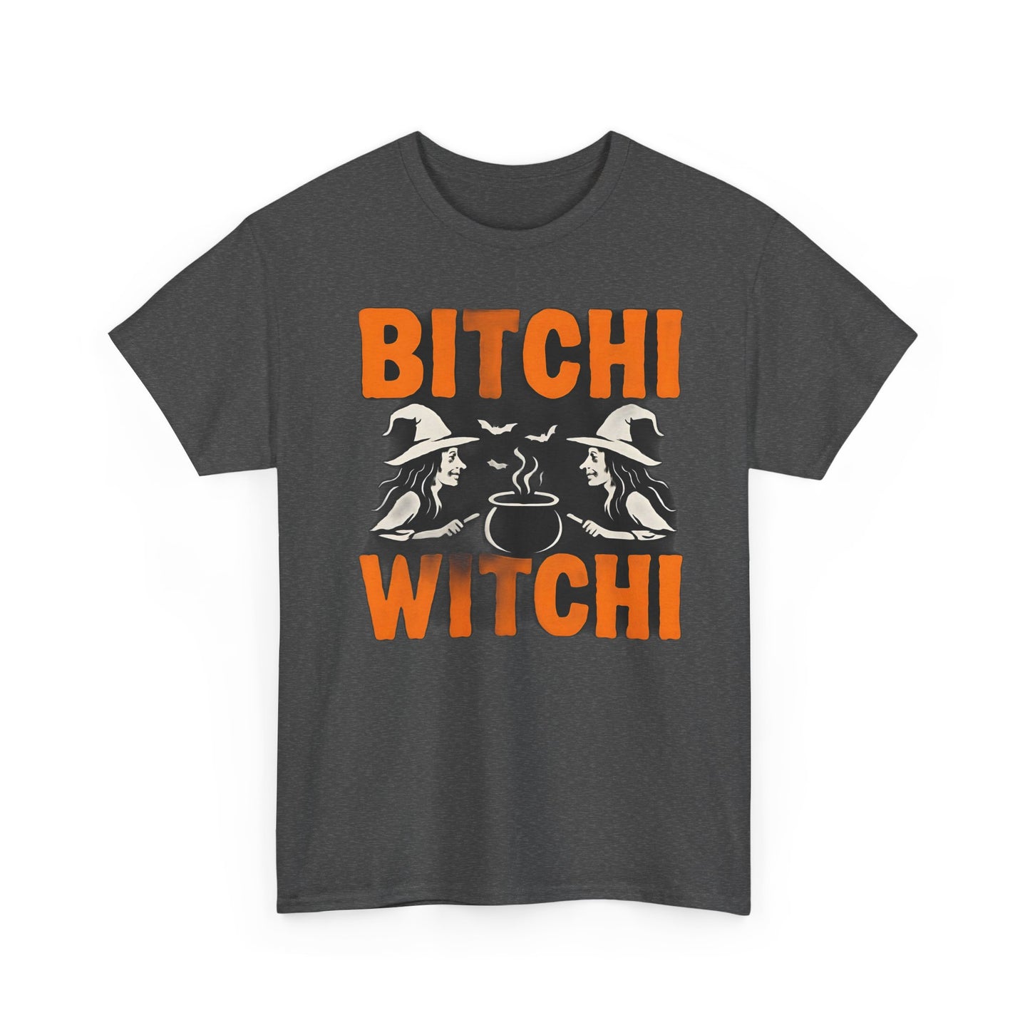 Bitchi Witchi Halloween Shirt, Funny Tee for Witch Lovers, Spooky Gift, Casual Everyday Wear