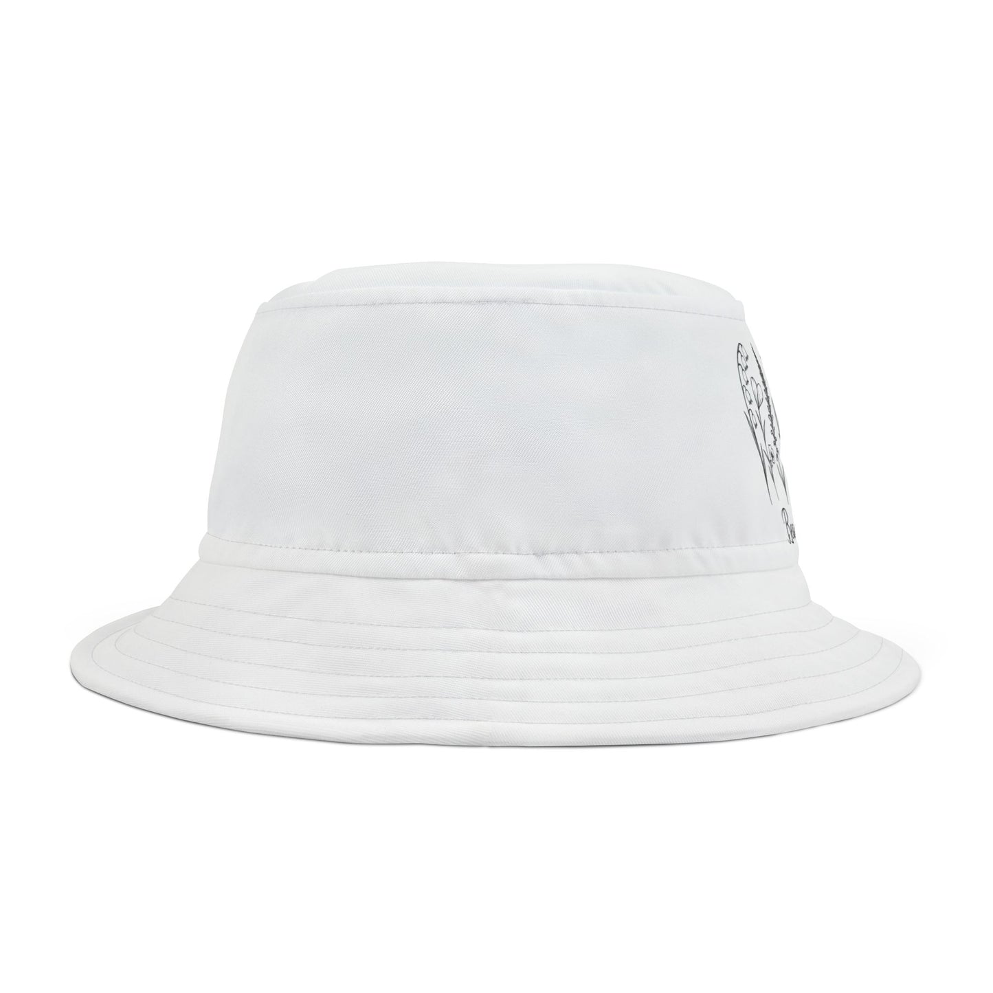 Beautifully Wild Floral Bucket Hat, Summer Accessory, Boho Style, Gift for Nature Lovers, Outdoor Festival Hat, Beach Headwear