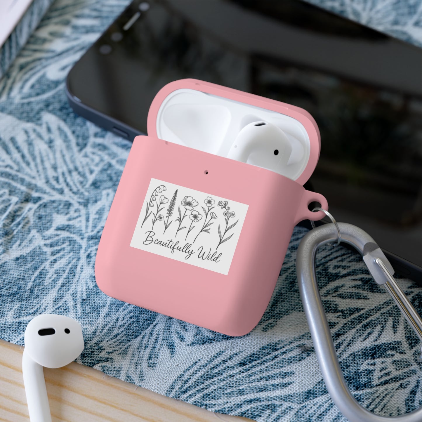 Beautifully Wild AirPods Case Cover | Floral Design | Gift for Music Lovers | Accessory for Nature Lovers | Stylish Protection