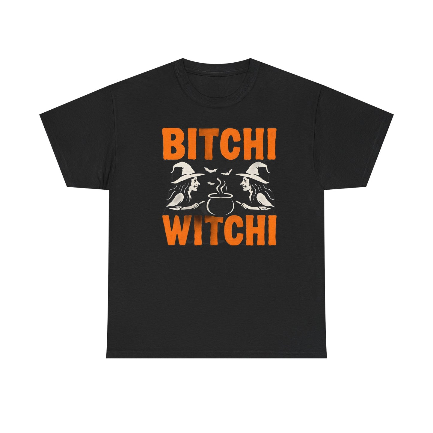 Bitchi Witchi Halloween Shirt, Funny Tee for Witch Lovers, Spooky Gift, Casual Everyday Wear
