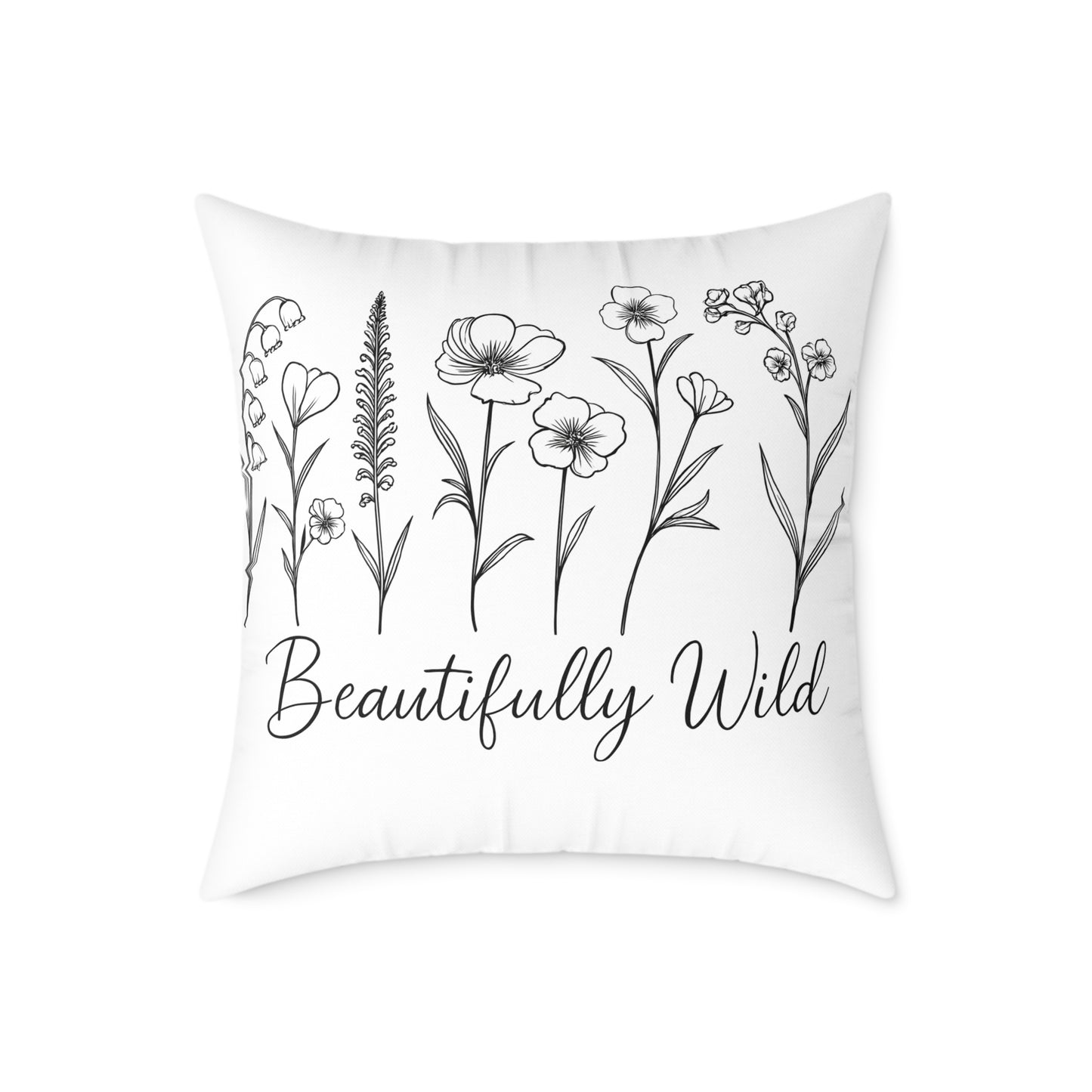 Beautifully Wild Floral Pillow