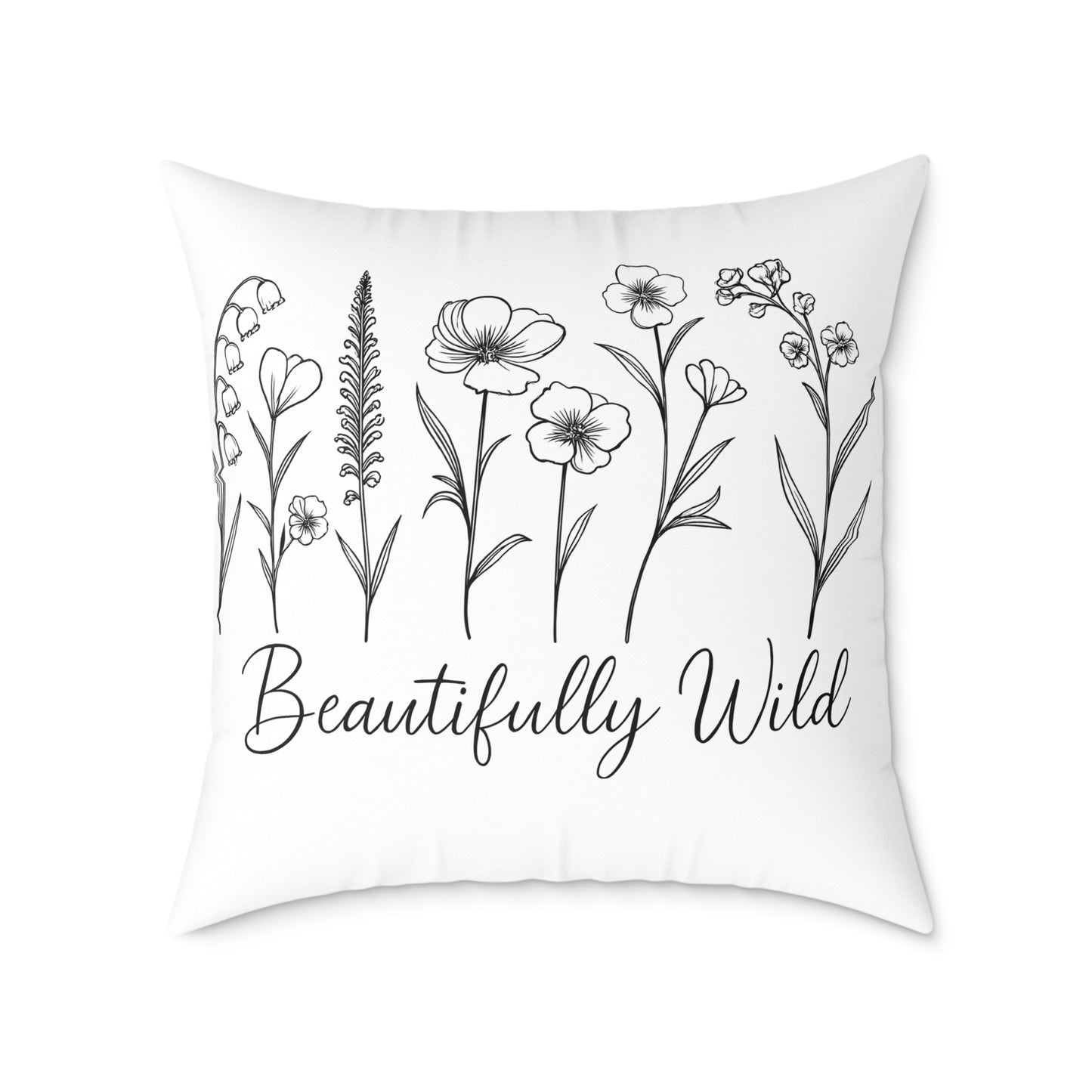 Beautifully Wild Floral Pillow