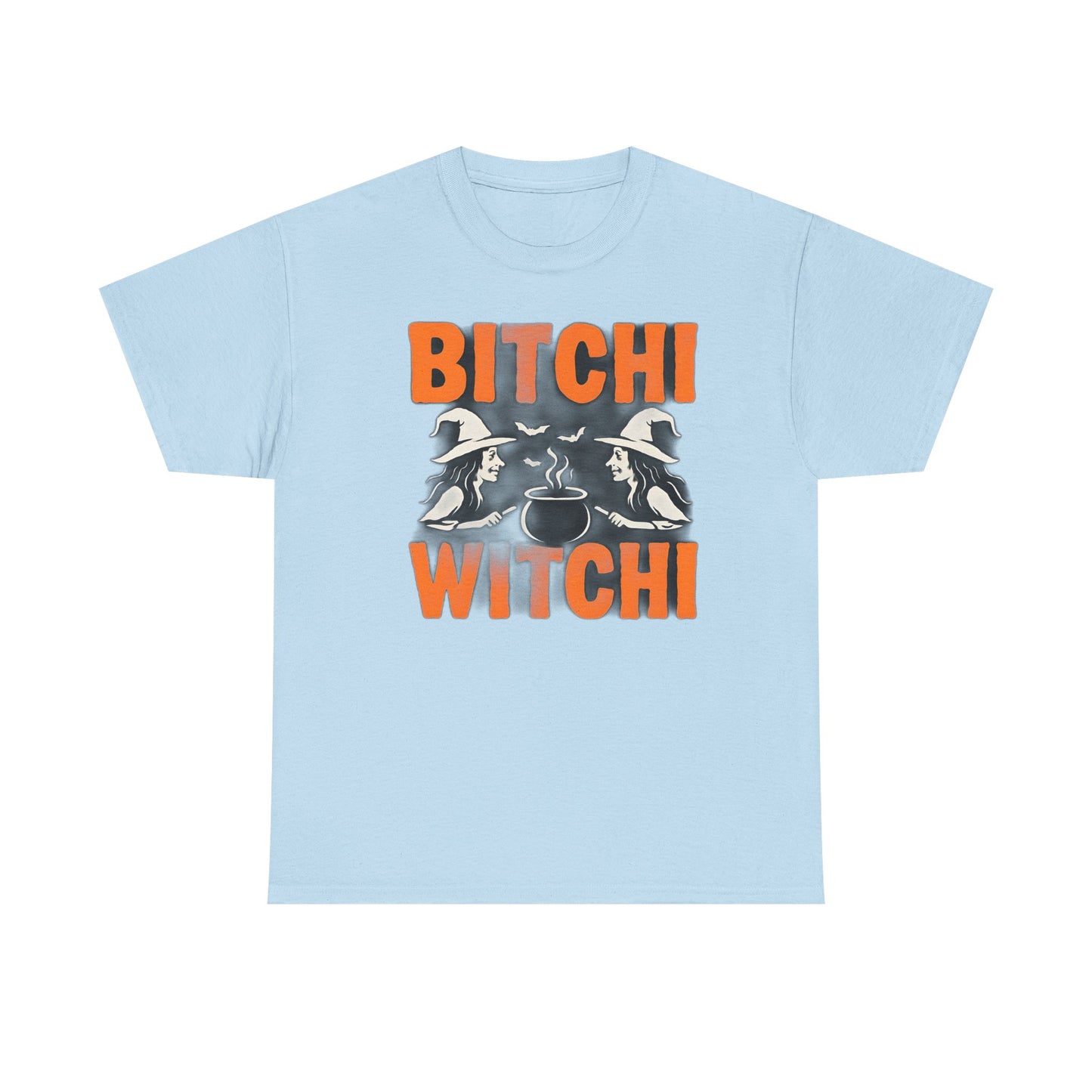 Bitchi Witchi Halloween Shirt, Funny Tee for Witch Lovers, Spooky Gift, Casual Everyday Wear