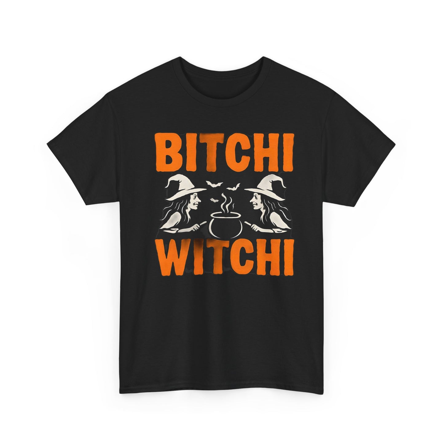 Bitchi Witchi Halloween Shirt, Funny Tee for Witch Lovers, Spooky Gift, Casual Everyday Wear