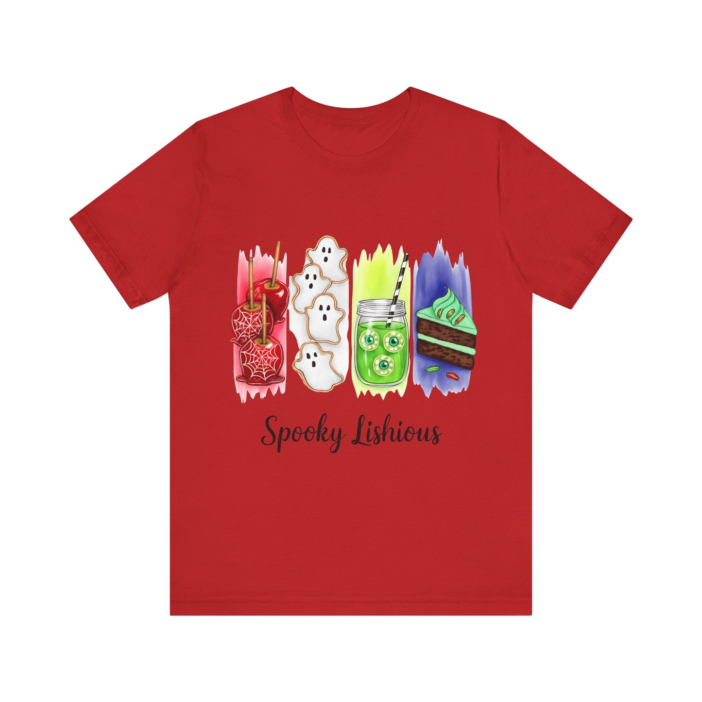 Spooky Lishious Unisex Tee, Halloween Shirt, Funny Tee, Seasonal Apparel, Party Wear, Gift Idea