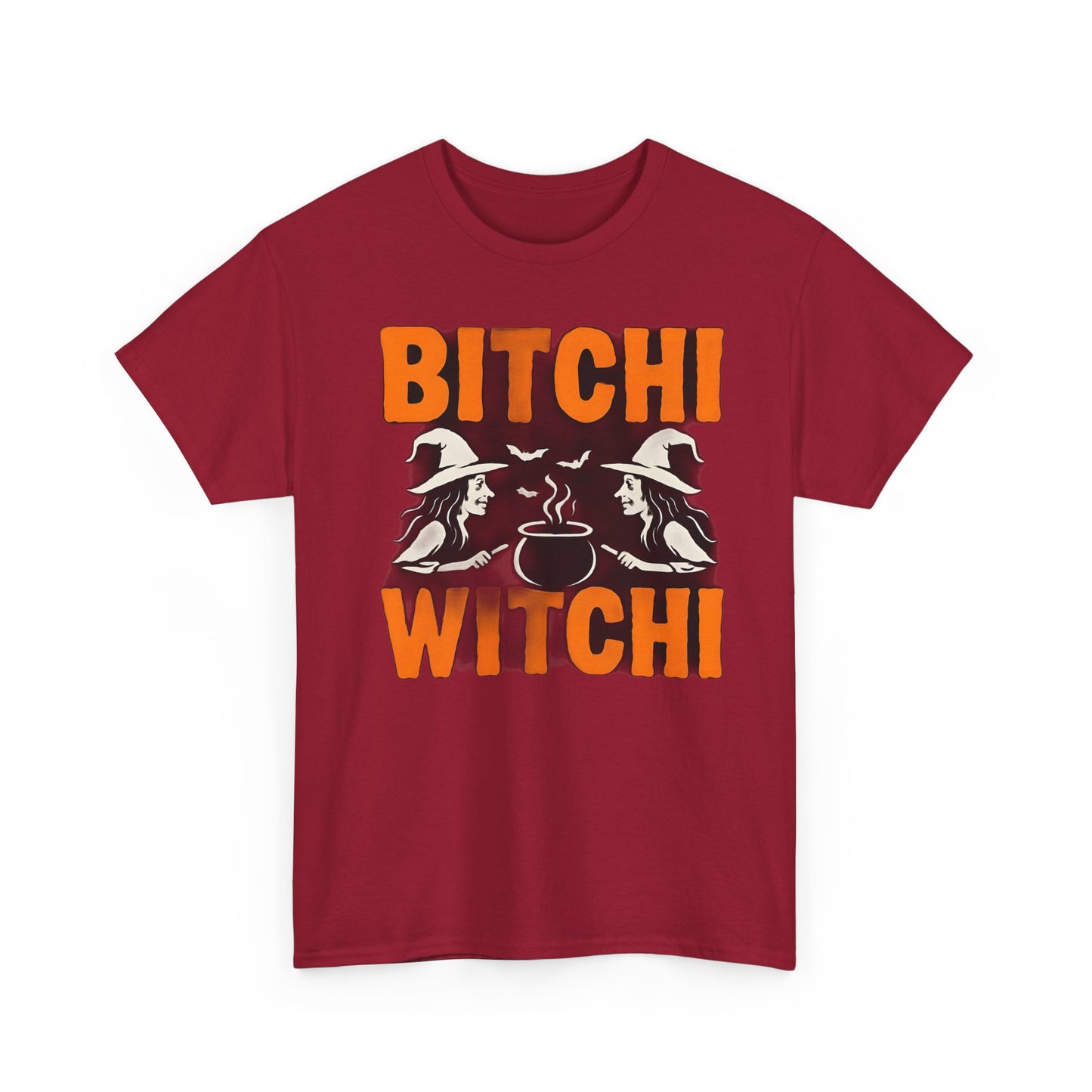 Bitchi Witchi Halloween Shirt, Funny Tee for Witch Lovers, Spooky Gift, Casual Everyday Wear