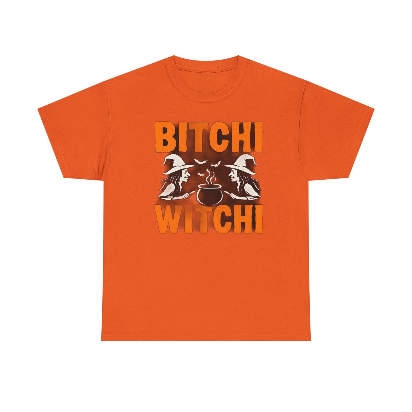 Bitchi Witchi Halloween Shirt, Funny Tee for Witch Lovers, Spooky Gift, Casual Everyday Wear