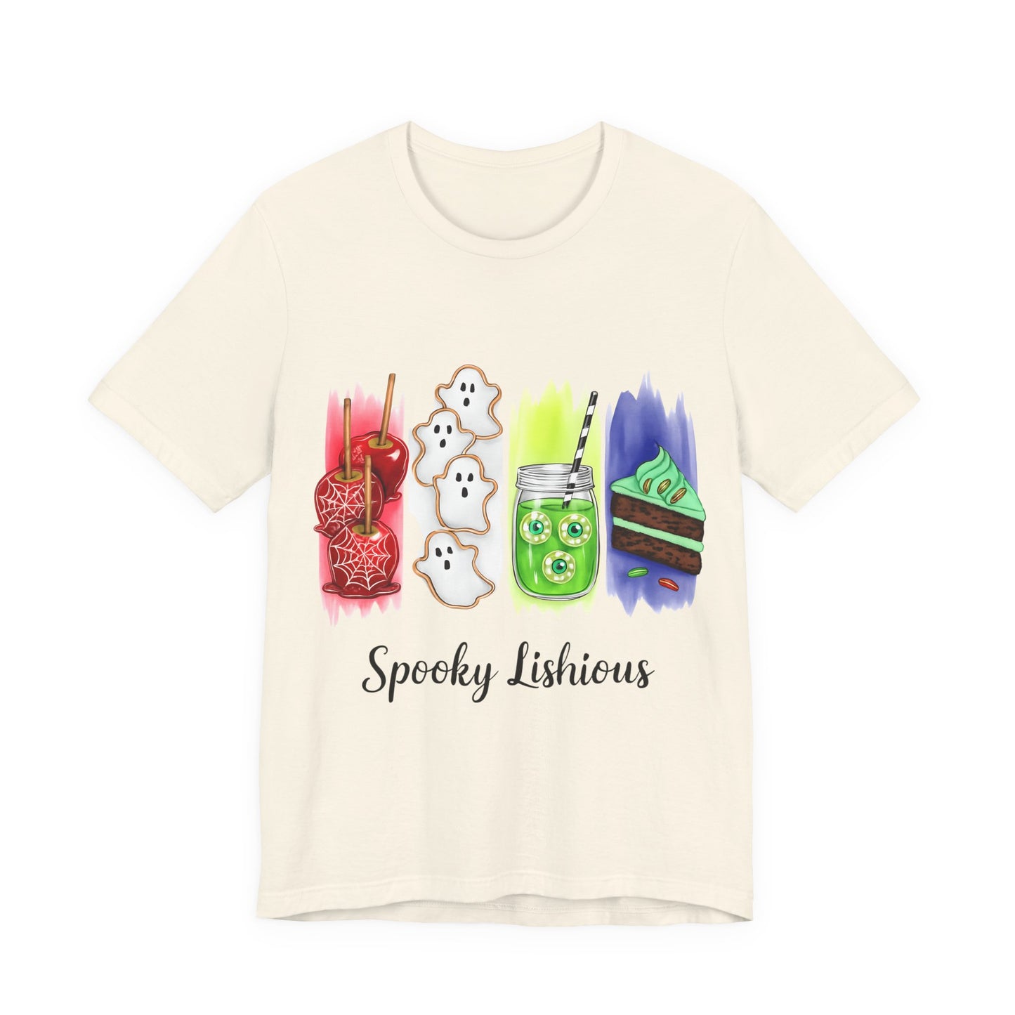 Spooky Lishious Unisex Tee, Halloween Shirt, Funny Tee, Seasonal Apparel, Party Wear, Gift Idea