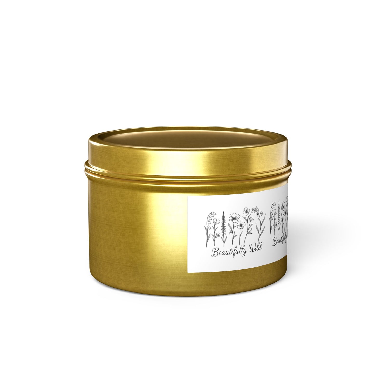 Beautifully Wild Tin Candles | Eco-Friendly Soy Candles for Home Decor, Gifts, Relaxation, Aromatherapy, Self-Care