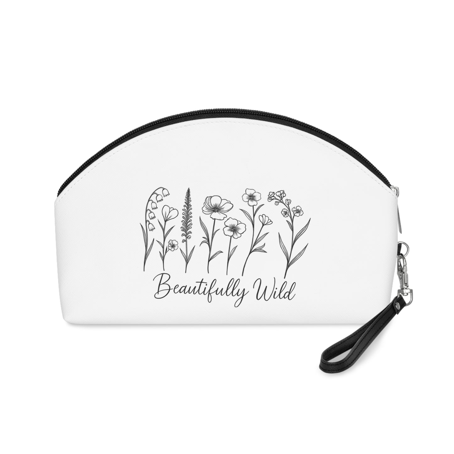 Beautifully Wild Floral Makeup Bag - Cosmetic Pouch, Gift for Her, Makeup Organization, Self-Care Essentials, Travel Accessory