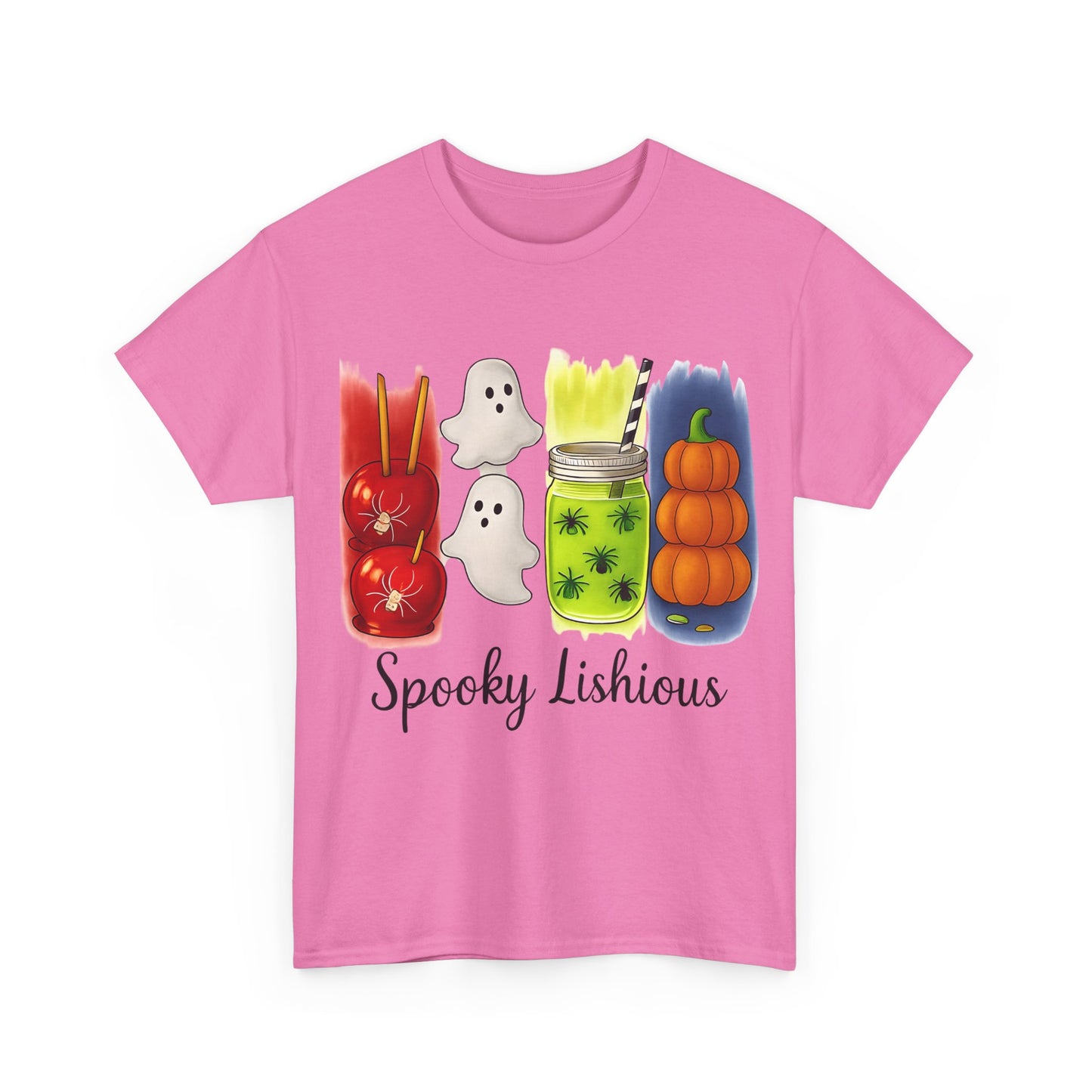 Spooky Lishious Unisex Heavy Cotton Tee - Halloween Shirt, Ghost Tee, Fall Fashion, Cute Tees, Unisex Summer Wear