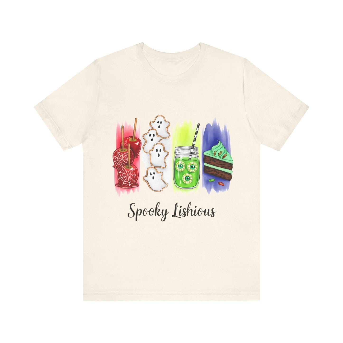 Spooky Lishious Unisex Tee, Halloween Shirt, Funny Tee, Seasonal Apparel, Party Wear, Gift Idea