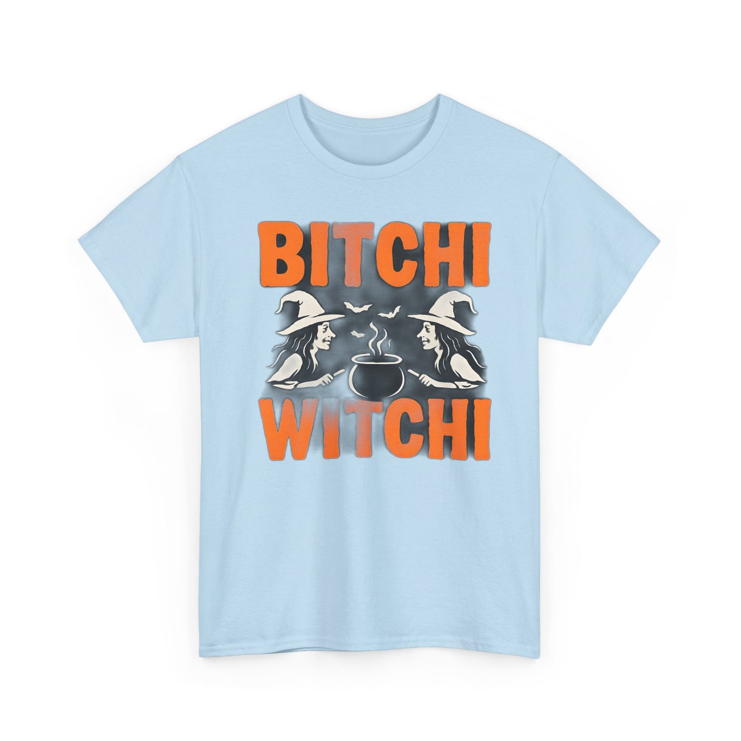 Bitchi Witchi Halloween Shirt, Funny Tee for Witch Lovers, Spooky Gift, Casual Everyday Wear