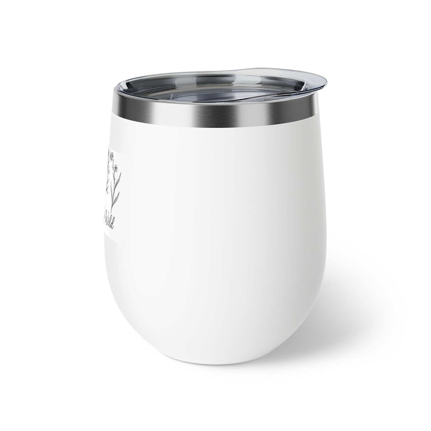 Beautifully Wild Insulated Cup, Floral Travel Tumbler, Eco-Friendly Mug, Gift for Gardener, Nature Lover's Drinkware