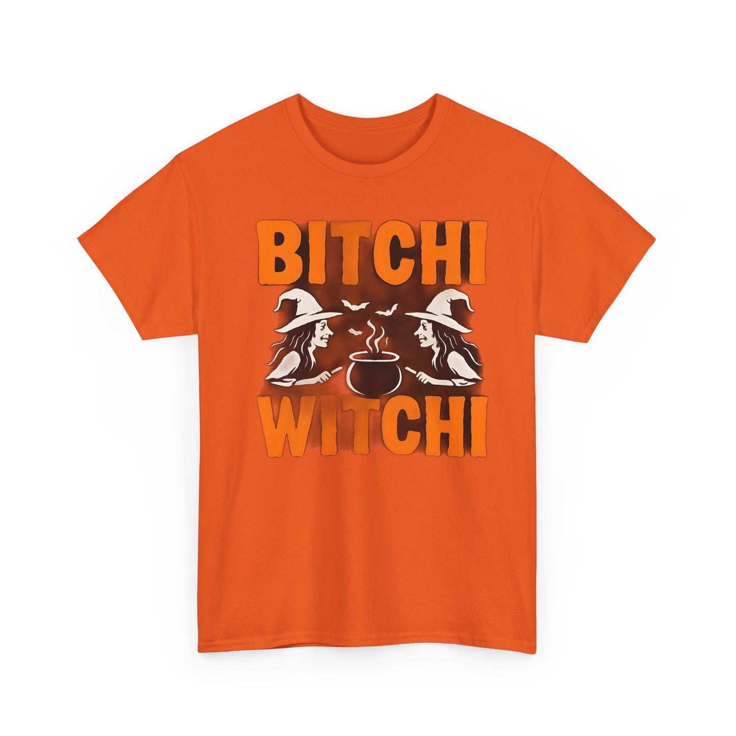 Bitchi Witchi Halloween Shirt, Funny Tee for Witch Lovers, Spooky Gift, Casual Everyday Wear
