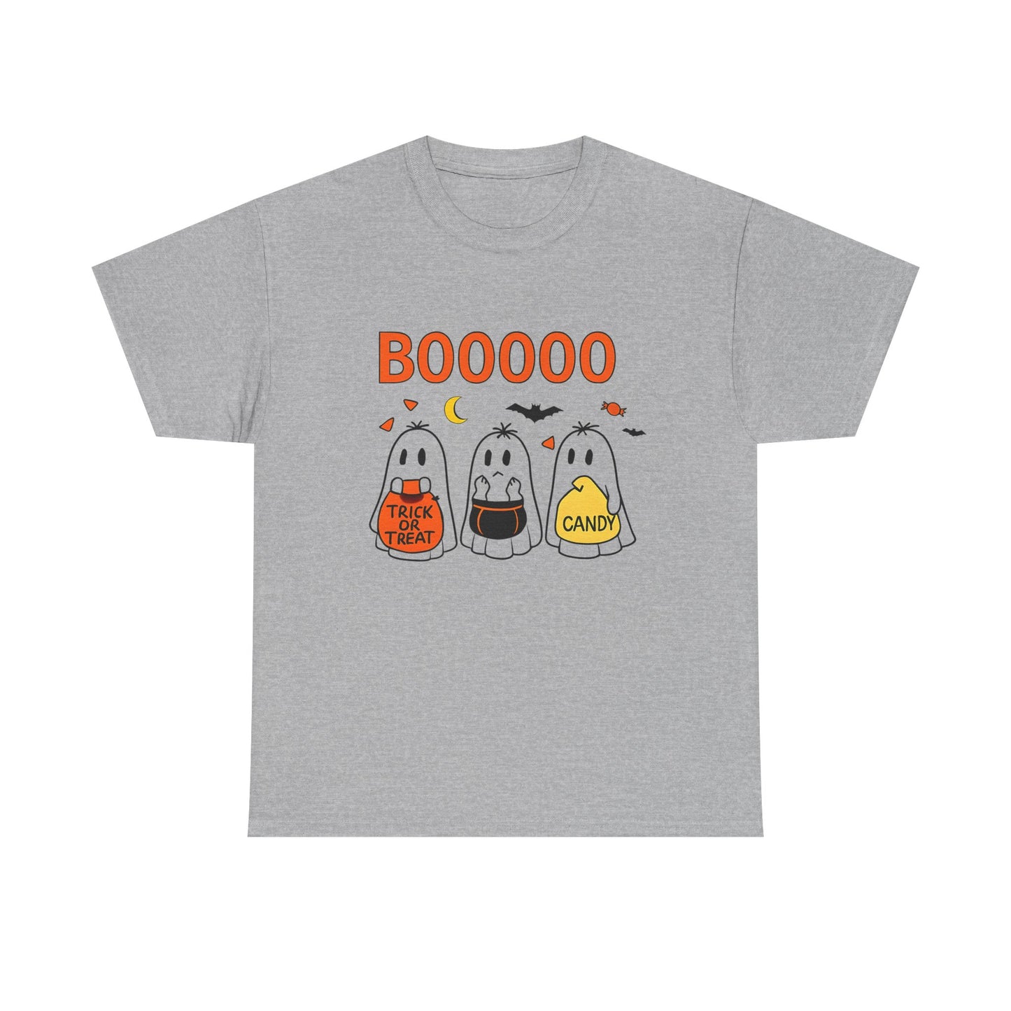 Halloween Ghost Tee, Boo T-Shirt, Trick or Treat Apparel, Unisex Halloween Shirt, Spooky Season Outfit, Fun Fall Fashion