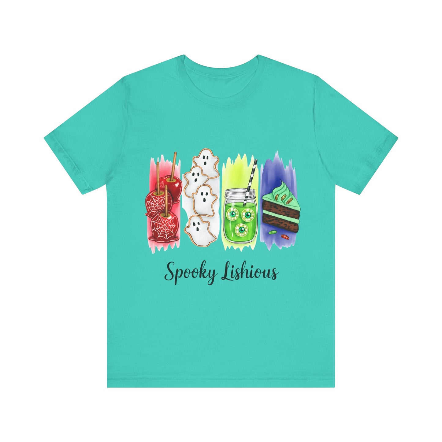 Spooky Lishious Unisex Tee, Halloween Shirt, Funny Tee, Seasonal Apparel, Party Wear, Gift Idea