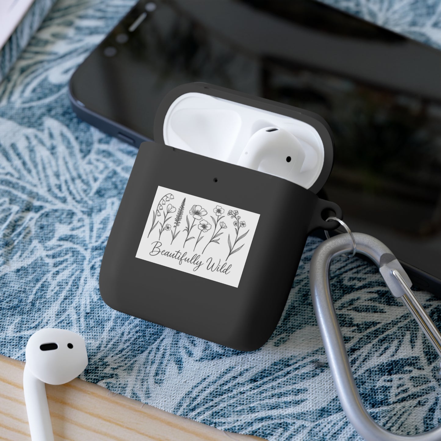 Beautifully Wild AirPods Case Cover | Floral Design | Gift for Music Lovers | Accessory for Nature Lovers | Stylish Protection