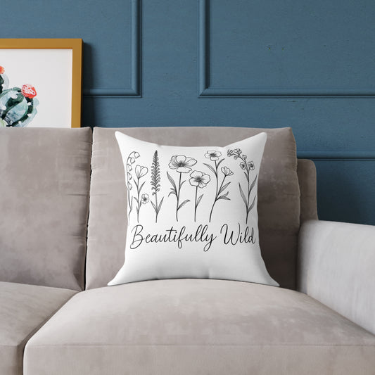 Beautifully Wild Floral Pillow