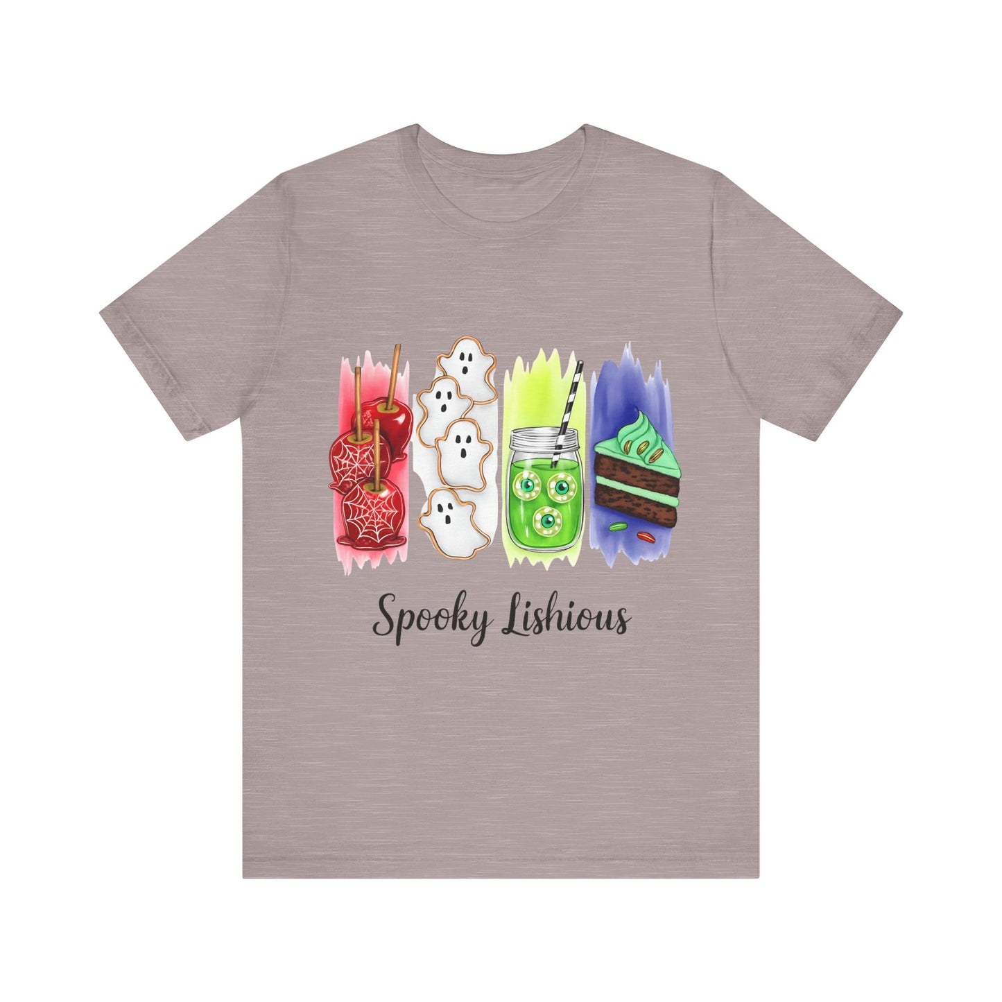 Spooky Lishious Unisex Tee, Halloween Shirt, Funny Tee, Seasonal Apparel, Party Wear, Gift Idea