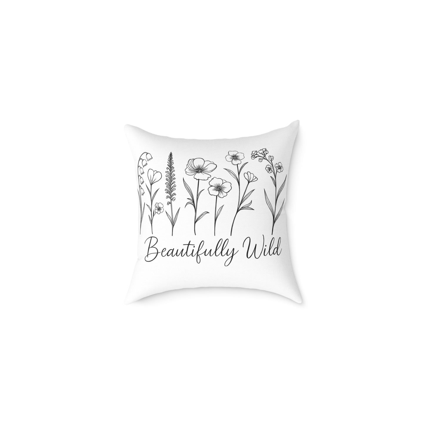 Beautifully Wild Floral Pillow