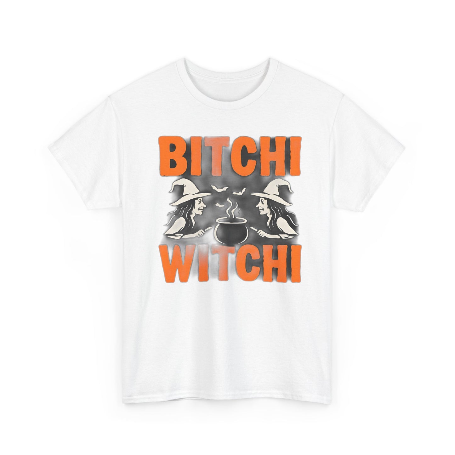 Bitchi Witchi Halloween Shirt, Funny Tee for Witch Lovers, Spooky Gift, Casual Everyday Wear