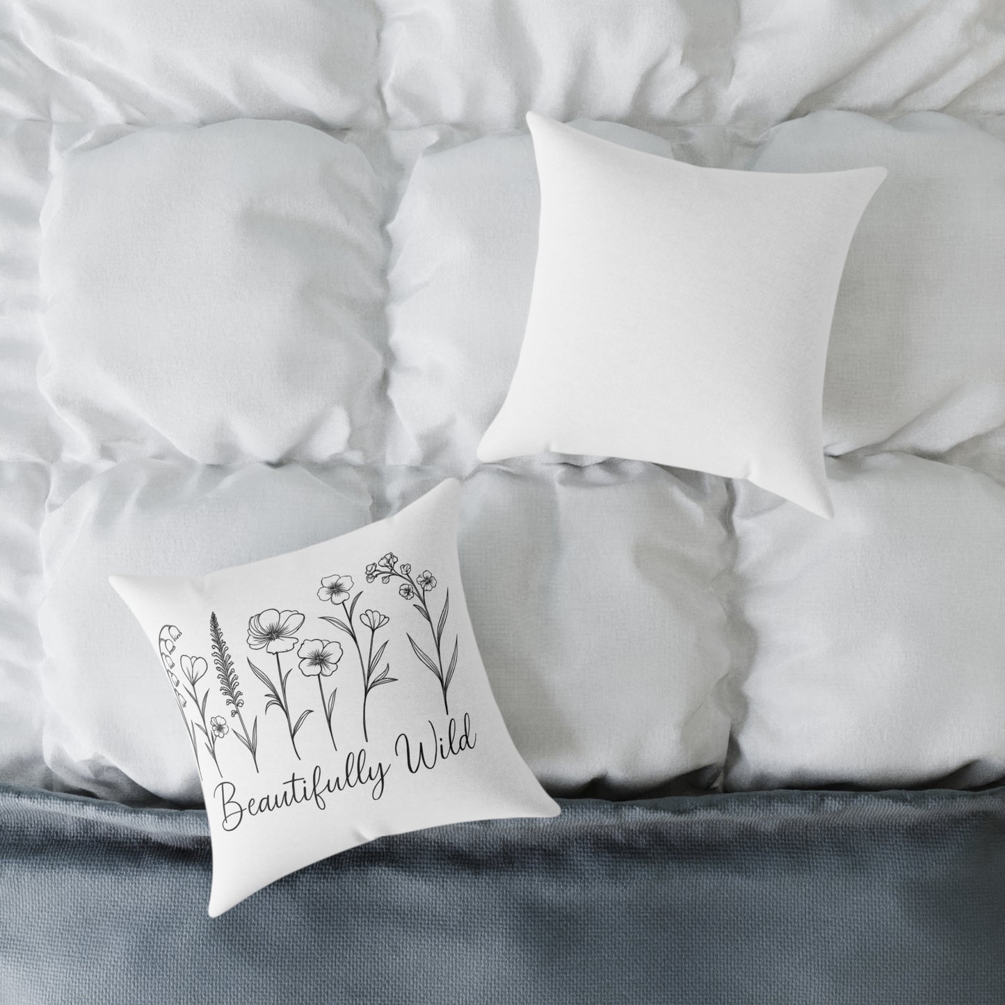 Beautifully Wild Floral Pillow