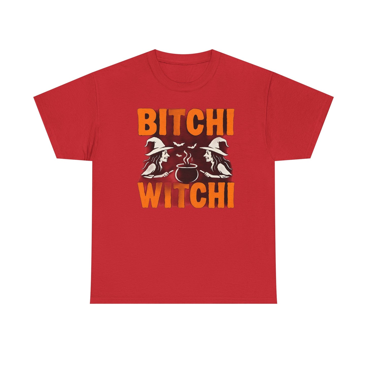 Bitchi Witchi Halloween Shirt, Funny Tee for Witch Lovers, Spooky Gift, Casual Everyday Wear
