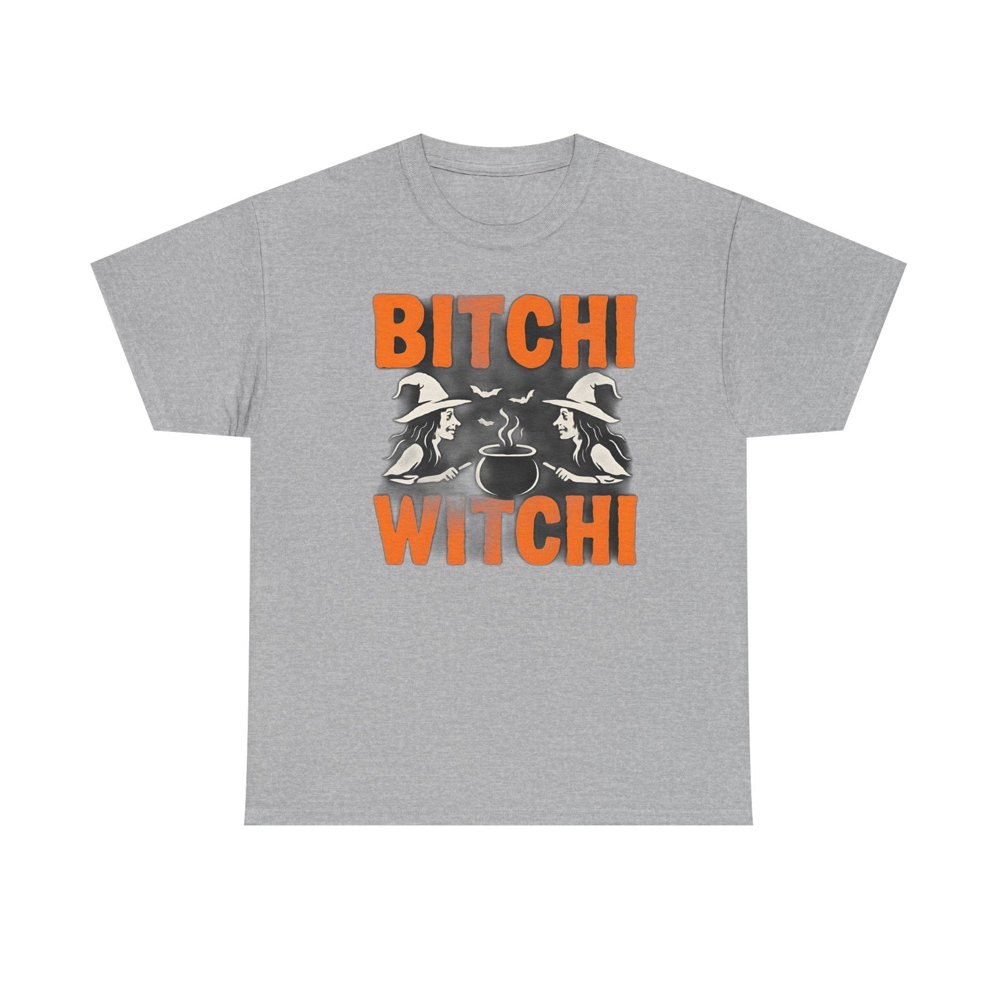 Bitchi Witchi Halloween Shirt, Funny Tee for Witch Lovers, Spooky Gift, Casual Everyday Wear