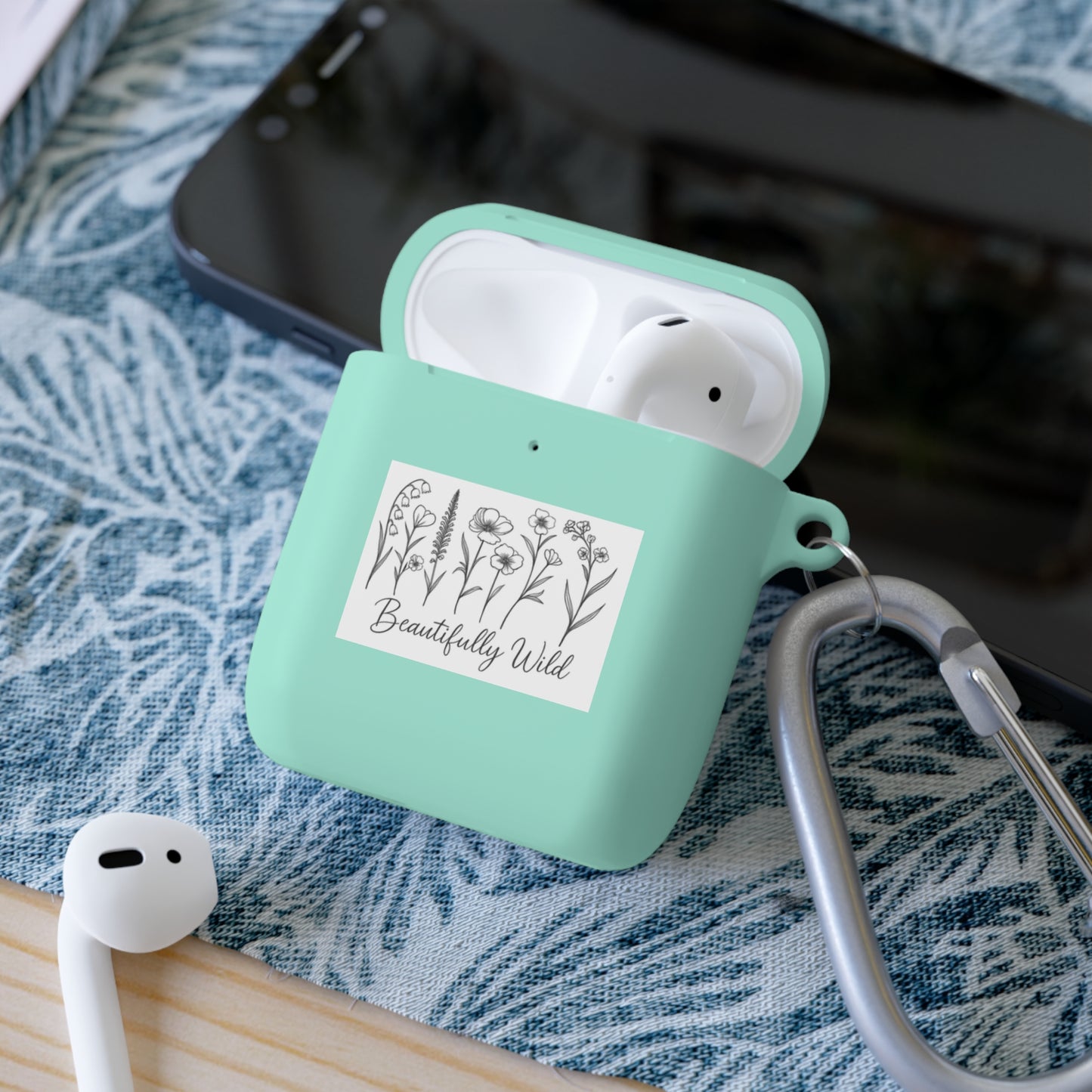 Beautifully Wild AirPods Case Cover | Floral Design | Gift for Music Lovers | Accessory for Nature Lovers | Stylish Protection