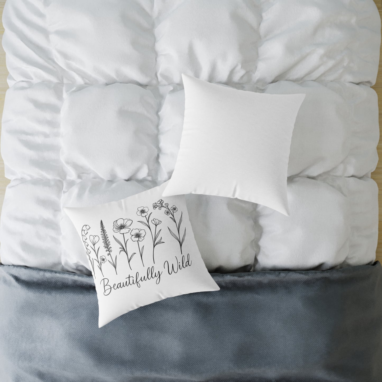 Beautifully Wild Floral Pillow