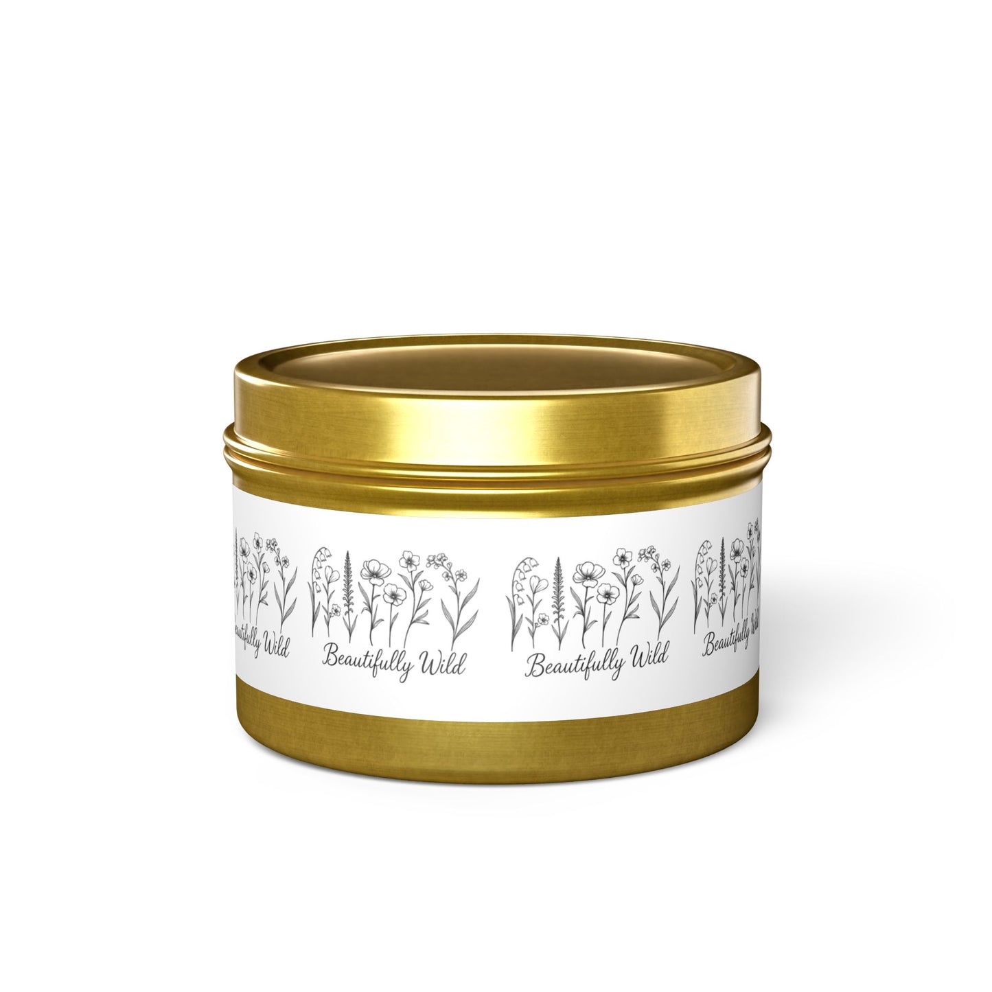 Beautifully Wild Tin Candles | Eco-Friendly Soy Candles for Home Decor, Gifts, Relaxation, Aromatherapy, Self-Care
