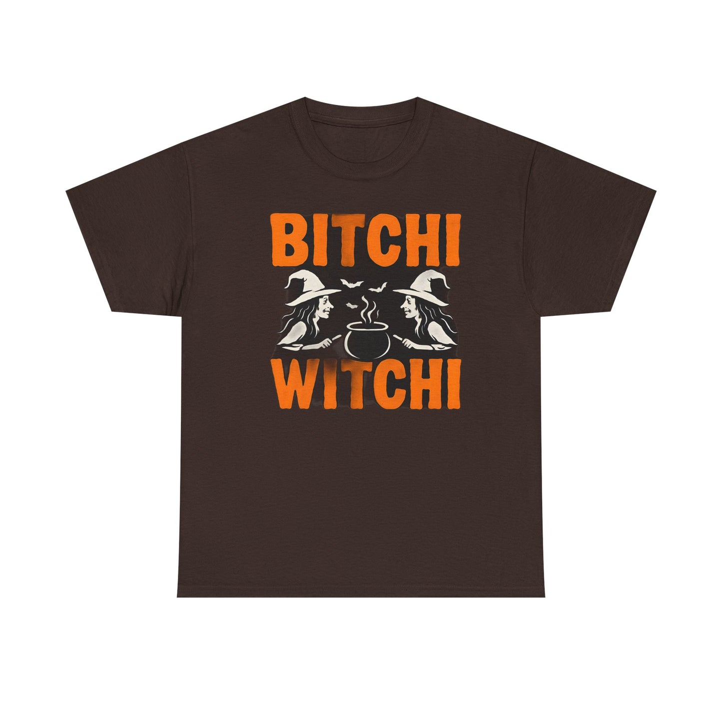 Bitchi Witchi Halloween Shirt, Funny Tee for Witch Lovers, Spooky Gift, Casual Everyday Wear